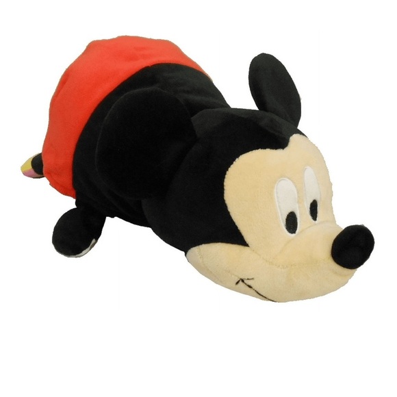 Disney Flip A Zoo Mickey Mouse to Minnie Mouse Flipazoo 14" Plush 2 In 1 Toy - Picture 2 of 9